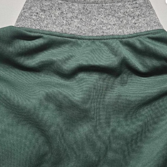 Miami Hurricanes Sweater Mens Large Green NCAA Football Quarter Zip Pullover - Picture 11 of 12